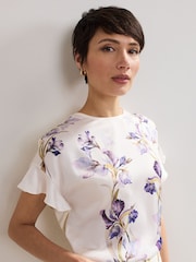 Phase Eight White Leilah Iris Top - Image 5 of 8