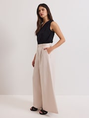 Phase Eight Natural Amble Linen Trousers - Image 1 of 1