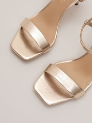 Phase Eight Gold Strappy Sandals - Image 5 of 7