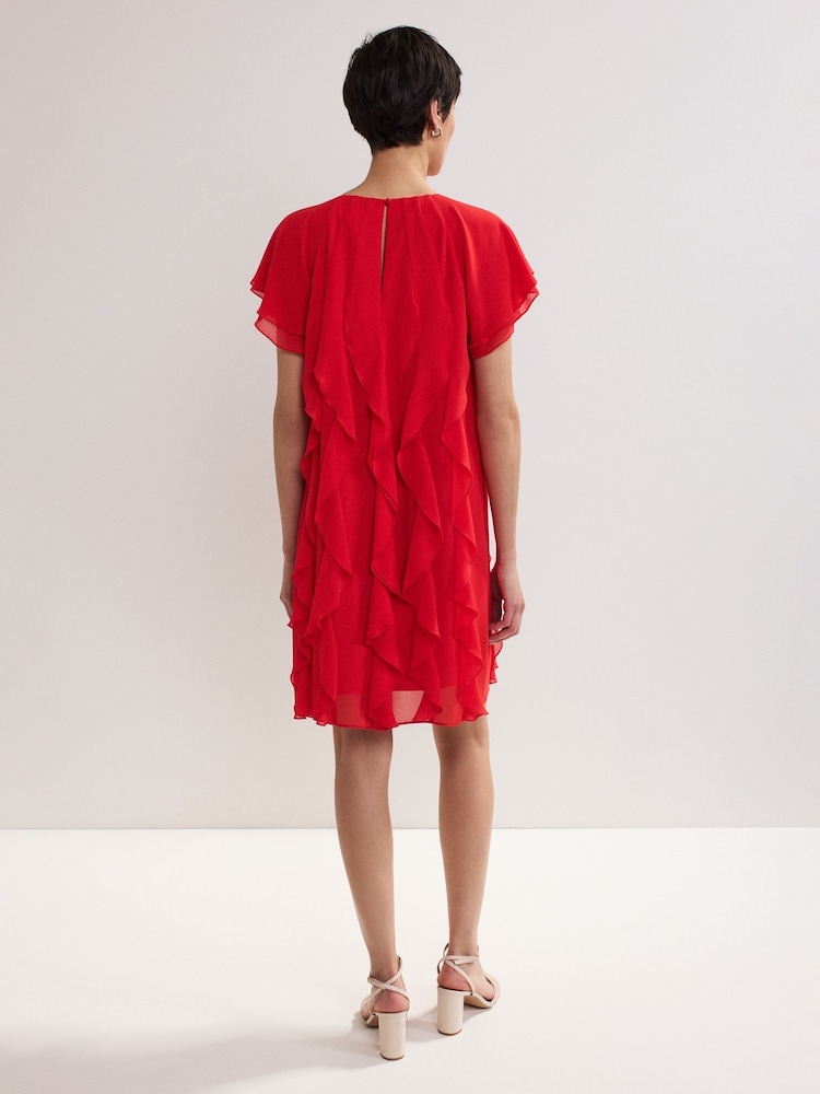 Phase Eight Red Claudette Dress - Image 2 of 6