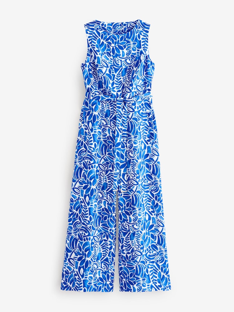 Phase Eight Blue Petite Marta Jumpsuit - Image 1 of 1