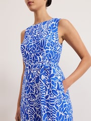 Phase Eight Blue Petite Marta Jumpsuit - Image 5 of 7