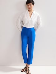 Azul oscuro - Phase Eight Miah Stretch Capri Trousers - Imagen 1 de 6