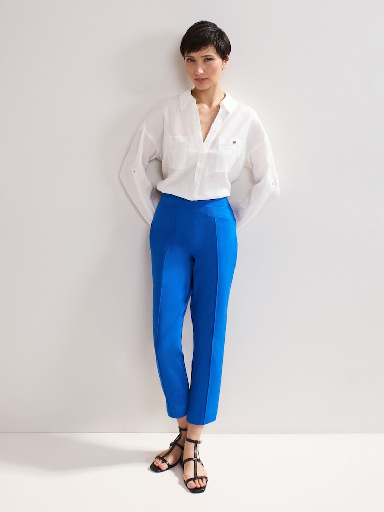 Azul oscuro - Phase Eight Miah Stretch Capri Trousers - Imagen 6 de 6