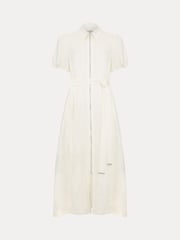 Phase Eight White Carlotta Linen Dress - Image 6 of 6