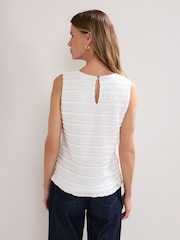 Phase Eight White Emiah Crochet Tank Top - Image 2 of 7