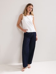 Phase Eight White Emiah Crochet Tank Top - Image 3 of 7