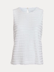 Phase Eight White Emiah Crochet Tank Top - Image 7 of 7