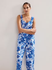Phase Eight Blue Tamzin Jumpsuit - Image 3 of 6