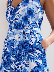 Phase Eight Blue Tamzin Jumpsuit - Image 4 of 6