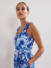 Phase Eight Blue Tamzin Jumpsuit - Image 5 of 6