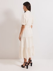 Phase Eight Natural Danah Denim 100% Cotton Dress - Image 2 of 7