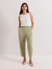 Phase Eight Green Loralei Trousers - Image 1 of 7