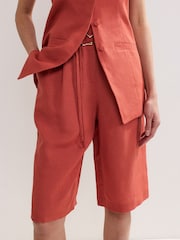 Phase Eight Pink Lottie Belted Shorts - Image 5 of 6