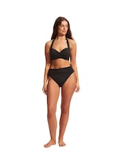 Seafolly S.Collective Black Bikini Top - Image 5 of 5