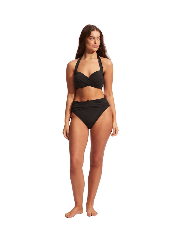 Seafolly S.Collective Black Bikini Top - Image 5 of 5