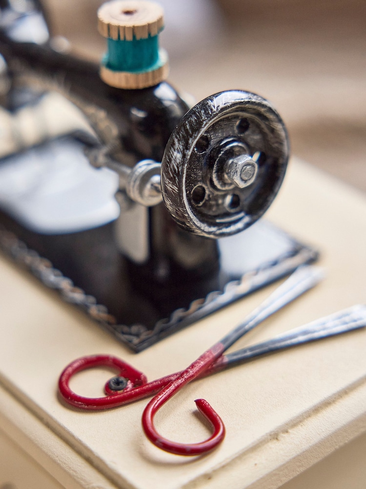Personalised Vintage Sewing Box by Dibor - Image 2 of 5