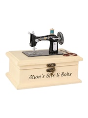 Personalised Vintage Sewing Box by Dibor - Image 5 of 5