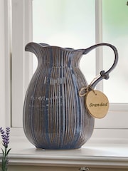 Personalised Aegean Fluted Pitcher Jug Vase by Dibor - Image 3 of 5
