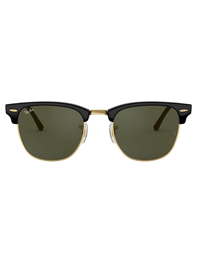 Ray Ban Clubmaster Square Black Sunglasses - Image 1 of 12