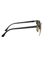 Ray Ban Clubmaster Square Black Sunglasses - Image 10 of 12