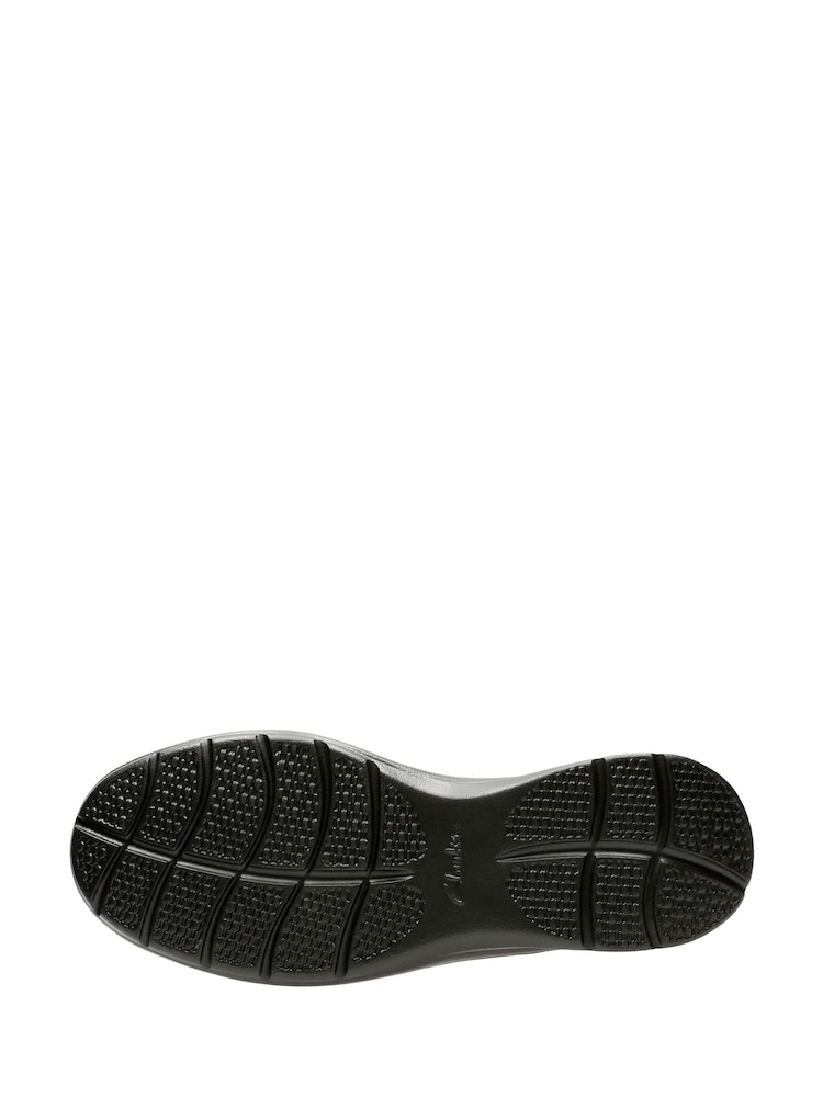 Clarks Black Leather Cotrell Free Shoes - Image 7 of 7