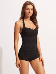 Seafolly S.Collective Black Swimsuit - Image 2 of 3