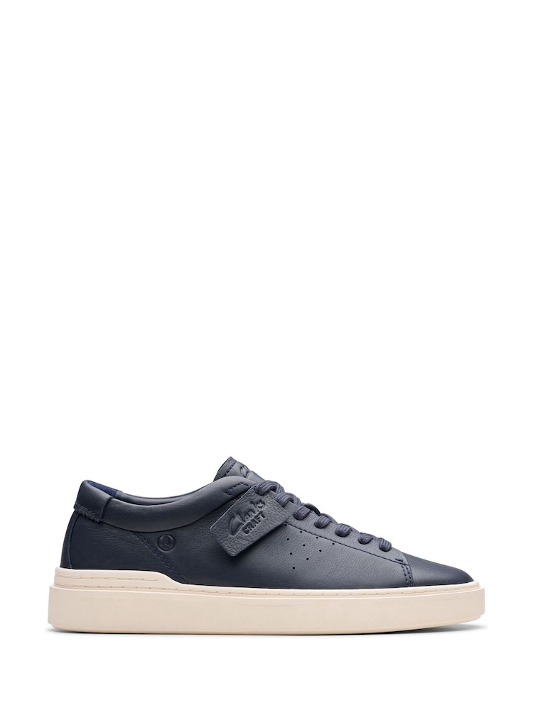 Clarks Blue Leather Craft Swift Shoes - Image 1 of 7