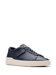 Clarks Blue Leather Craft Swift Shoes - Image 3 of 7