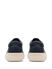 Clarks Blue Leather Craft Swift Shoes - Image 5 of 7