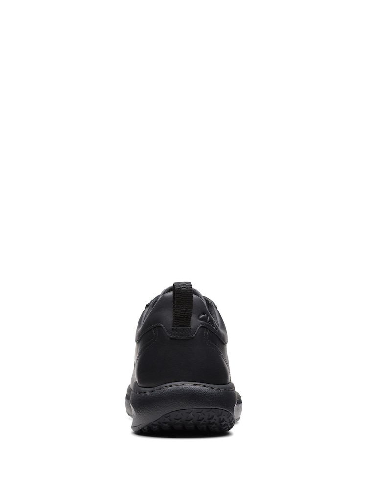 Clarks Black Standard Fit (G) Leather Pro Lace Shoes - Image 5 of 7