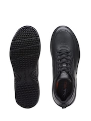 Clarks Black Standard Fit (G) Leather Pro Lace Shoes - Image 7 of 7