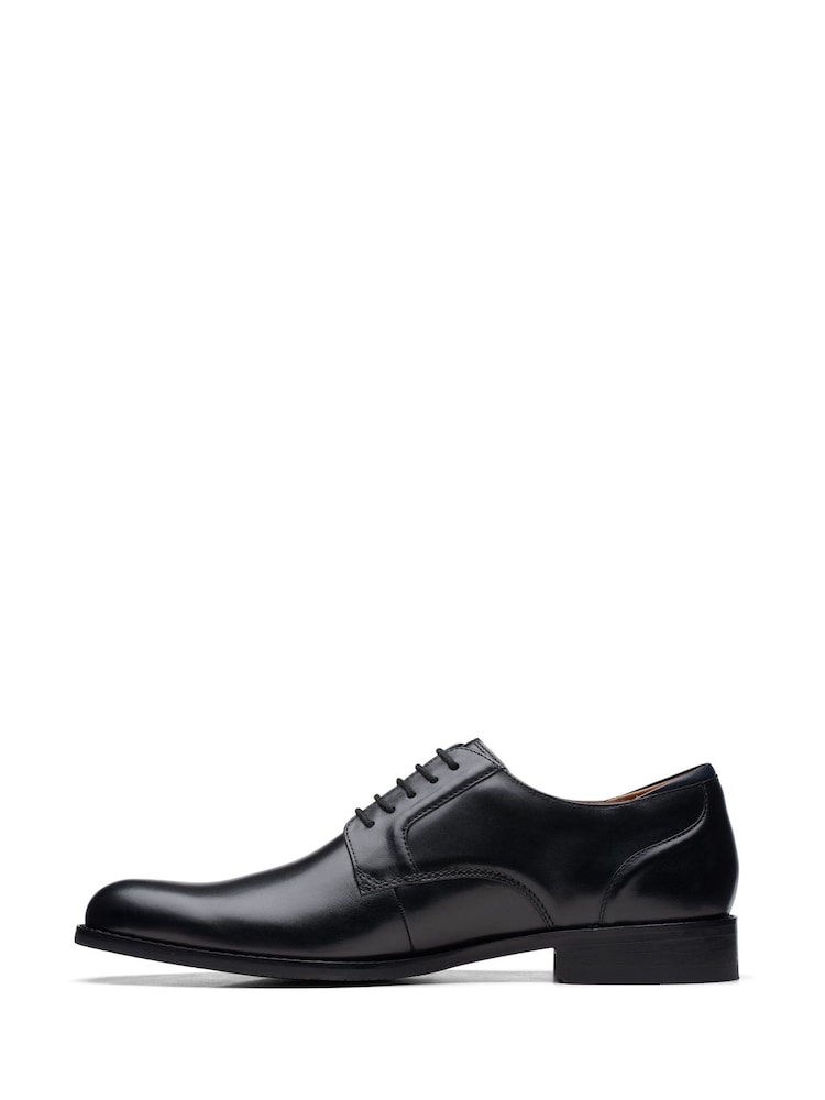 Clarks Black Leather CraftArlo Lace Shoes - Image 2 of 7