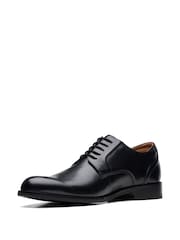 Clarks Black Leather CraftArlo Lace Shoes - Image 4 of 7
