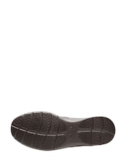 Clarks Brown Wide Fit (H) Cotrell Edge Moccasin Shoes - Image 7 of 7