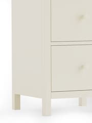 Julian Bowen Cream Coxmoor 2 Drawer Bedside - Image 7 of 8