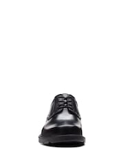 Clarks Black Wide Fit (H) Leather Kerton Lace Shoes - Image 5 of 7