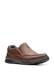 Clarks Tobacco Leather Cotrell Free Shoes - Slika 3 iz 6