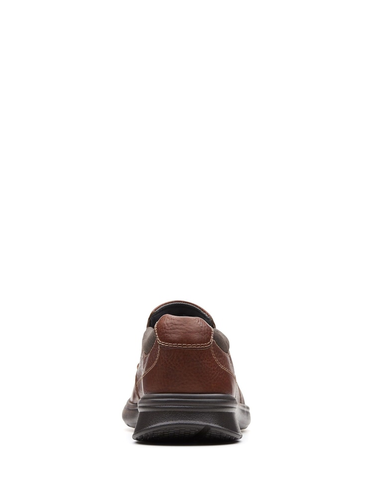 Clarks Tobacco Leather Cotrell Free Shoes - Slika 6 iz 6
