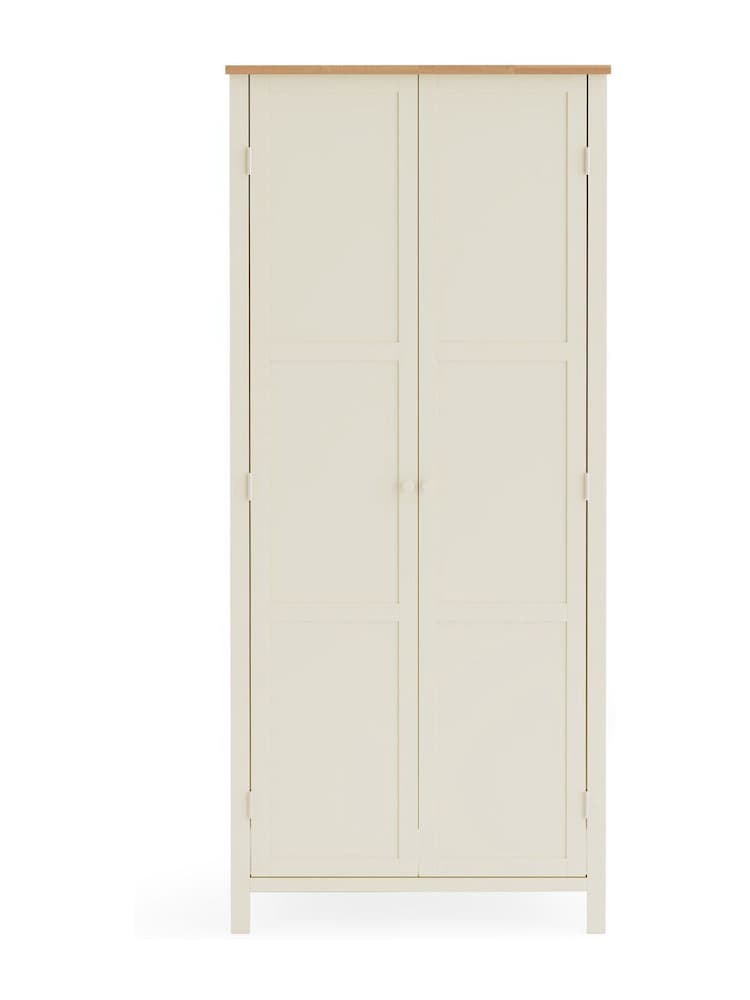Julian Bowen Cream Coxmoor Double Wardrobe - Image 2 of 8