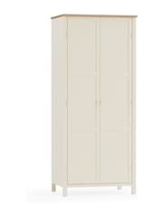 Julian Bowen Cream Coxmoor Double Wardrobe - Image 3 of 8