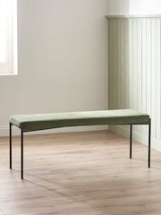 Julian Bowen Green Leonie Bench - Image 10 of 11
