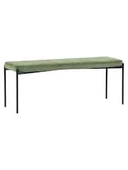 Julian Bowen Green Leonie Bench - Image 2 of 11