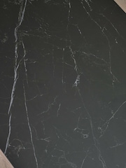 Julian Bowen Black Osaka Extending Dining Table - Image 5 of 10