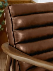 Julian Bowen Brown Marshall 2 Seater Sofa - Image 6 of 11