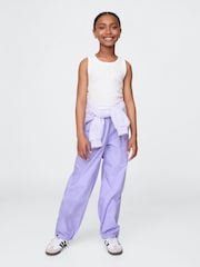 Gap Purple Poplin Baggy Joggers (4-12yrs) - Image 3 of 5