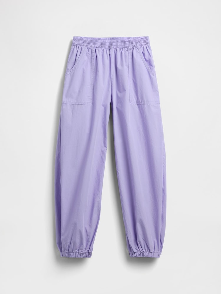 Gap Purple Poplin Baggy Joggers (4-12yrs) - Image 5 of 5