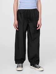 Gap Black Poplin Baggy Joggers (4-12yrs) - Image 1 of 5