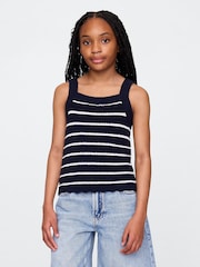 Gap Black Crochet Vest (4-13yrs) - Image 1 of 1