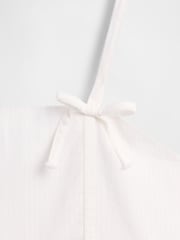Gap White Bow-Strap Peplum Top (4-13yrs) - Image 5 of 5
